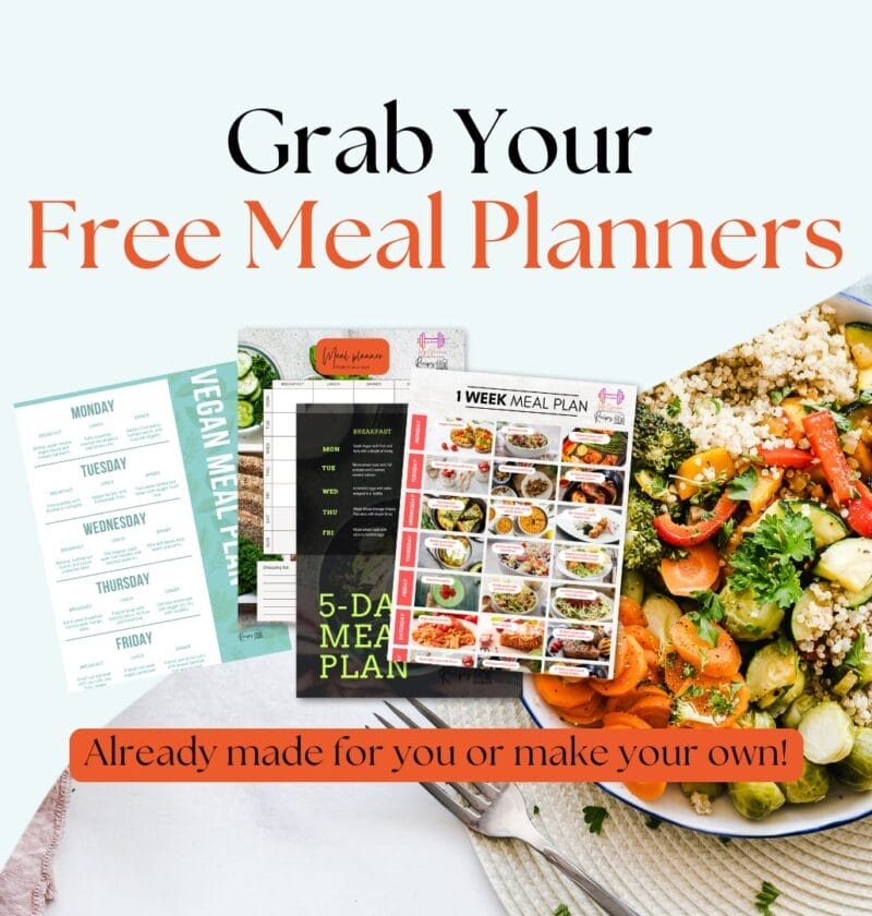 Free meal planners